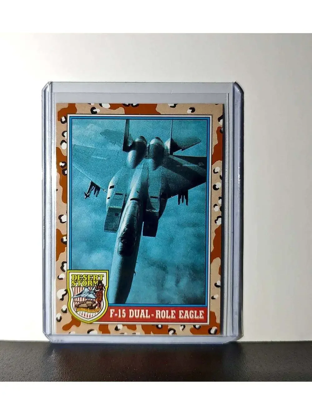 F-15 Dual-Role Eagle 1991 Topps Desert Storm #117 Card